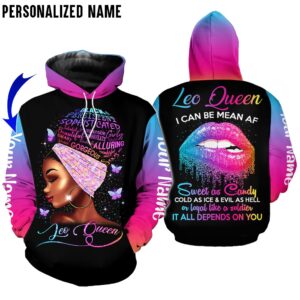 Personalize Name Leo Girl 3D All Over Printed Clothes TH028Z196