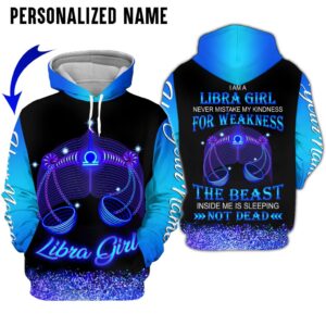 Personalize Name Libra Girl 3D All Over Printed Clothes TP028Z217