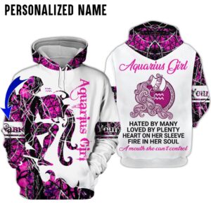 Personalize Name Aquarius Girl 3D All Over Printed Clothes DN028Z301