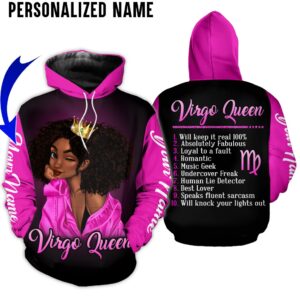 Personalize Name Virgo Girl 3D All Over Printed Clothes TN028Z2512
