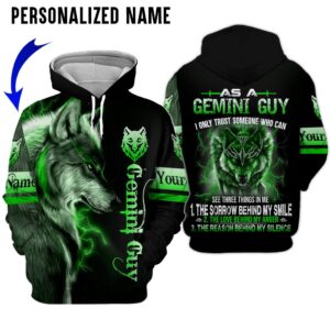 Personalize Name Gemini Guy 3D All Over Printed Clothes DN028Z25