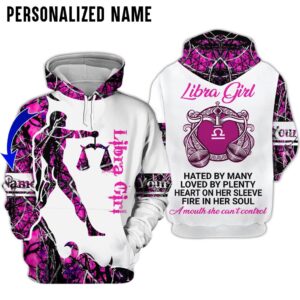 Personalize Name Libra Girl 3D All Over Printed Clothes DN028Z307
