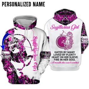 Personalize Name Sagittarius Girl 3D All Over Printed Clothes DN028Z309
