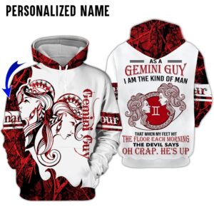 Personalize Name Gemini Guy 3D All Over Printed Clothes AA028Z85