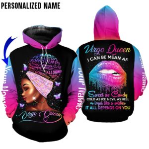 Personalize Name Virgo Girl 3D All Over Printed Clothes TH028Z1912