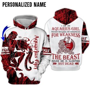 Personalize Name Aquarius Girl 3D All Over Printed Clothes TB028Z141