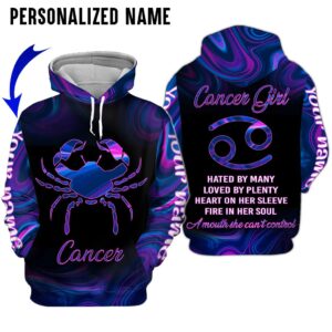 Personalize Name Cancer Girl 3D All Over Printed Clothes TP028Z223
